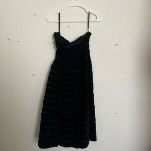 Cynthia Rowley Black Strapless Dress